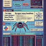 جمع‌آوری عناوین اخبار از یک وب‌سایت با Scrapy