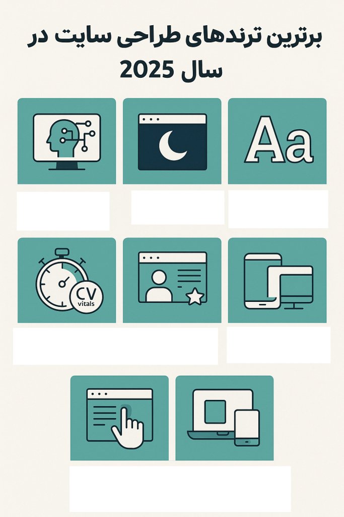 برترین ترندهای طراحی سایت در سال ۲۰۲۵